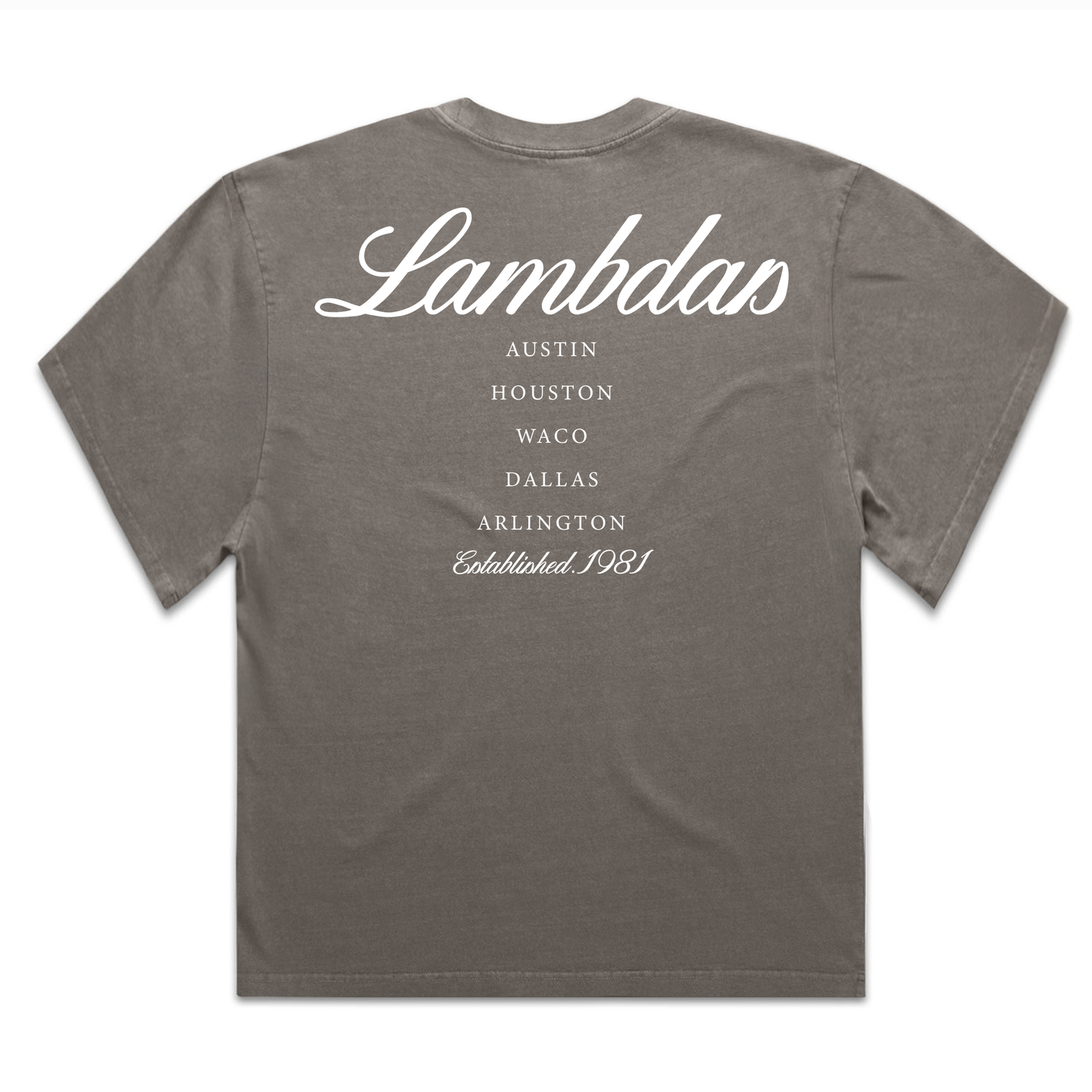 Lambdas First Five - Texas - Heavy Faded T-Shirt