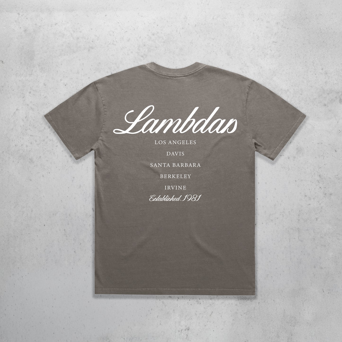 Lambdas First Five - California - Heavy Faded Tee