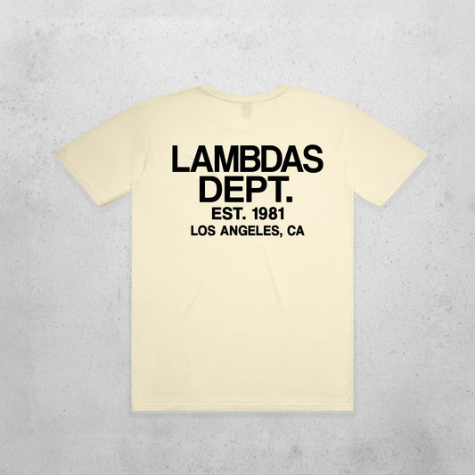 LAMBDAS DEPT. - Classic Block Tee