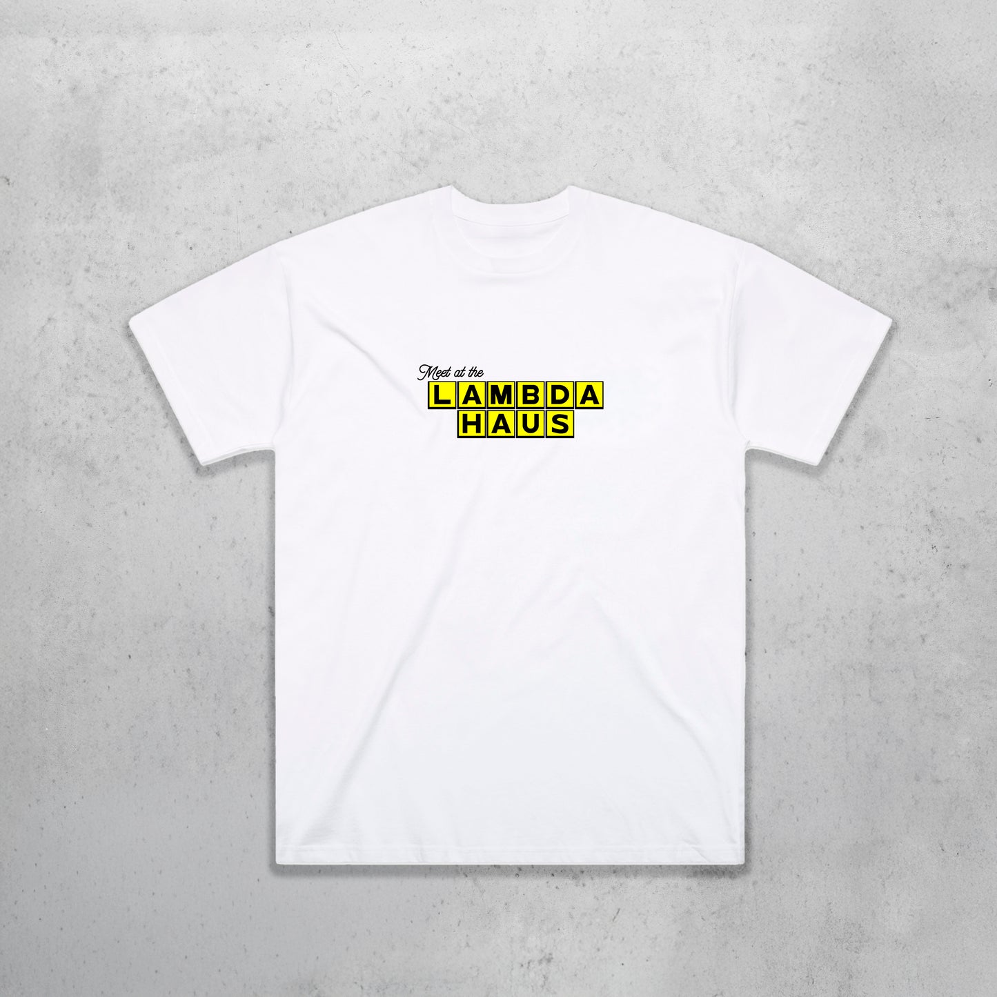 Meet at the Lambdahaus - Classic Staple Tee