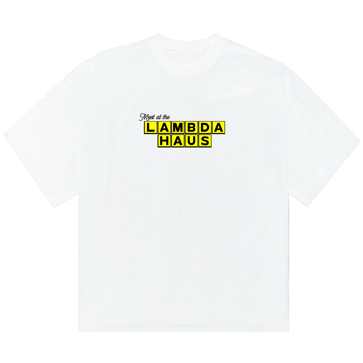 Meet at the Lambdahaus - Oversized T-Shirt