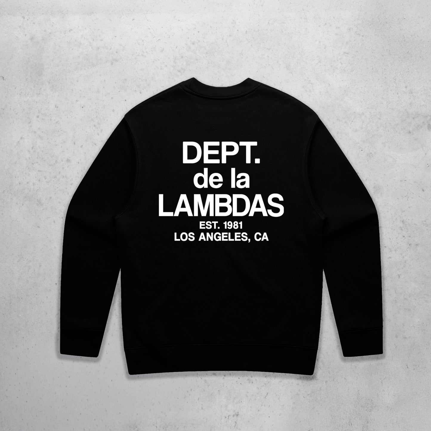 DEPT de la LAMBDAS - Classic Supply Crew Sweater