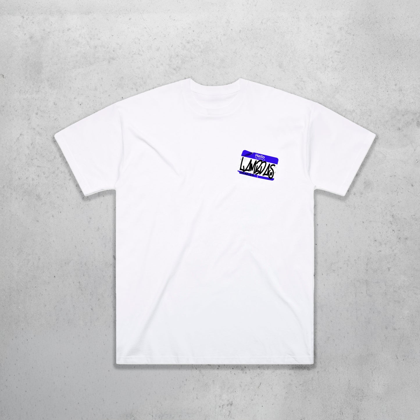 Y2K "Hello My Name Is" Graffiti - Classic Oversized Tee